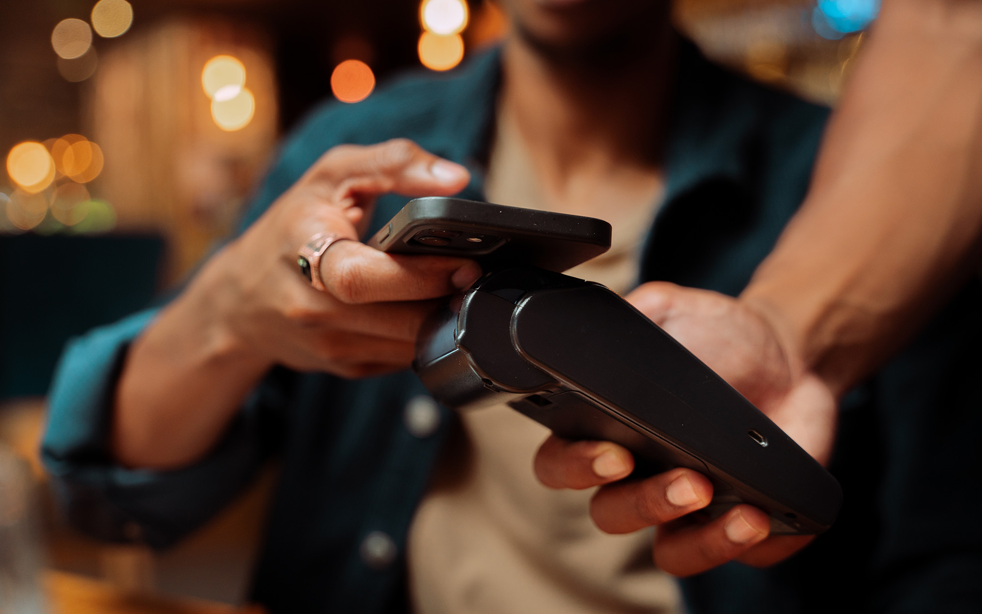 card reader with mobile phone